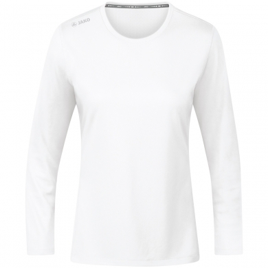 JAKO Sport Long Sleeve Shirt Run 2.0 (100% Polyester, breathable) white Women